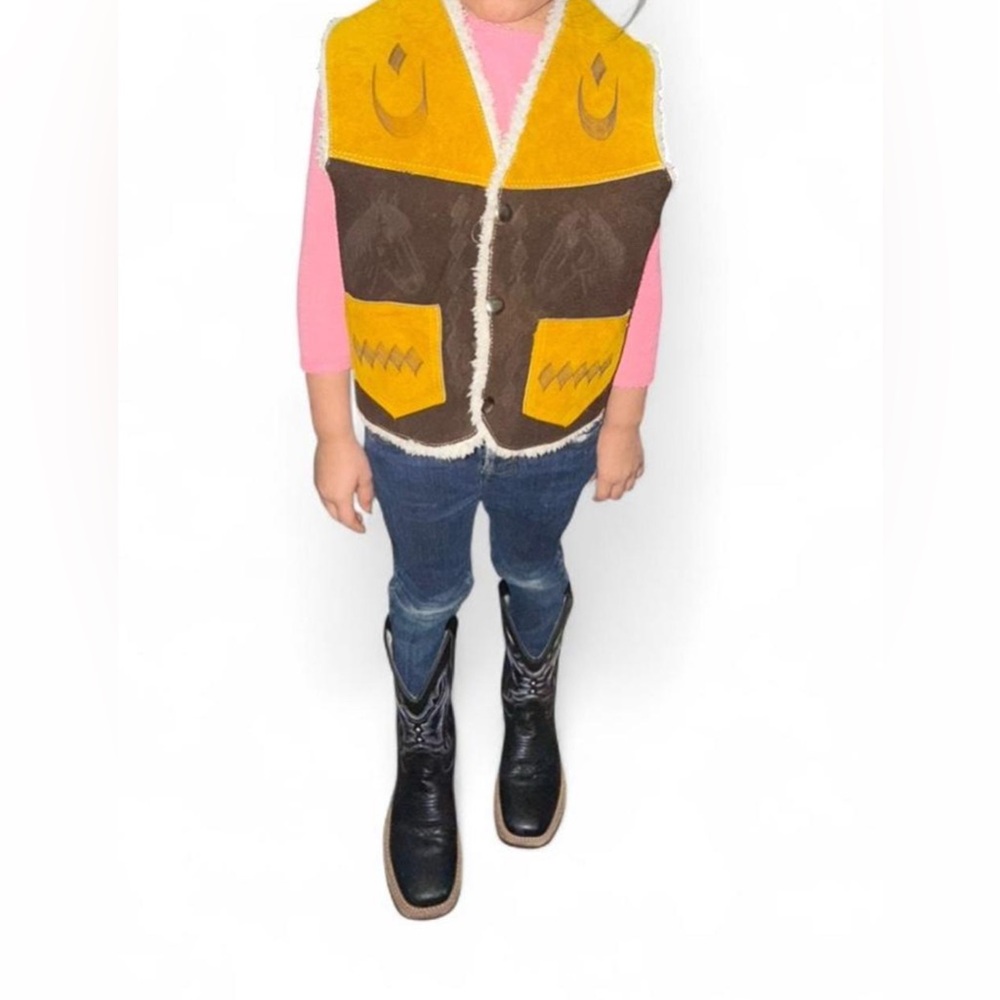 Kid western vest.